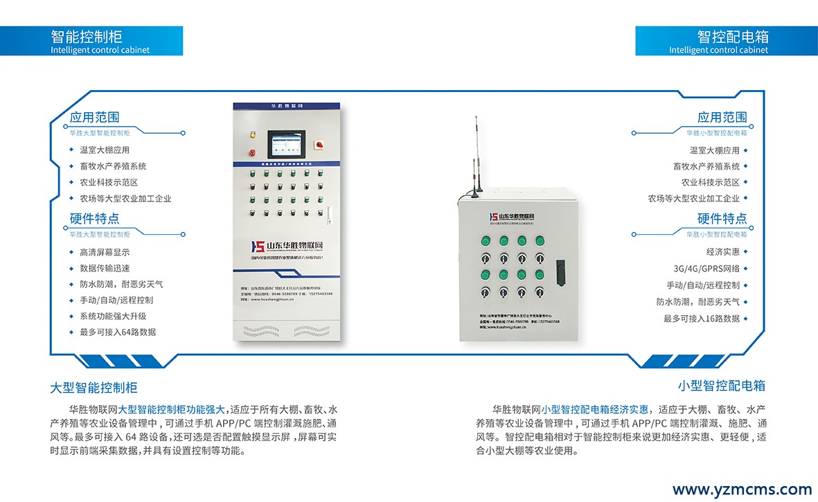 智慧农业|山东华胜温室大棚智能控制系统,物联网智能控制