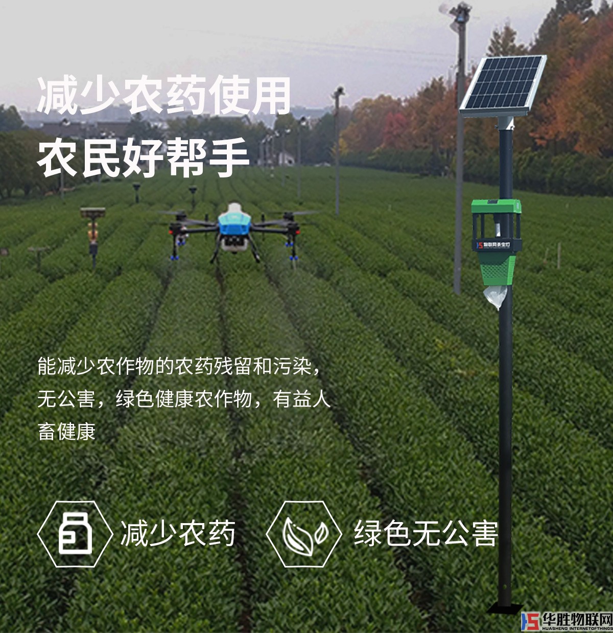 风吸式杀虫灯