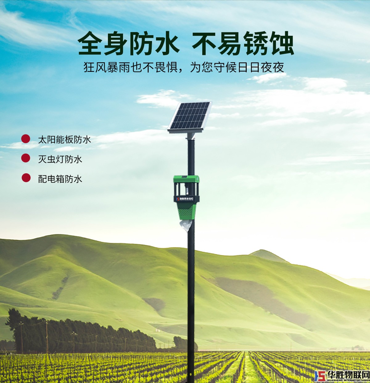 风吸式杀虫灯